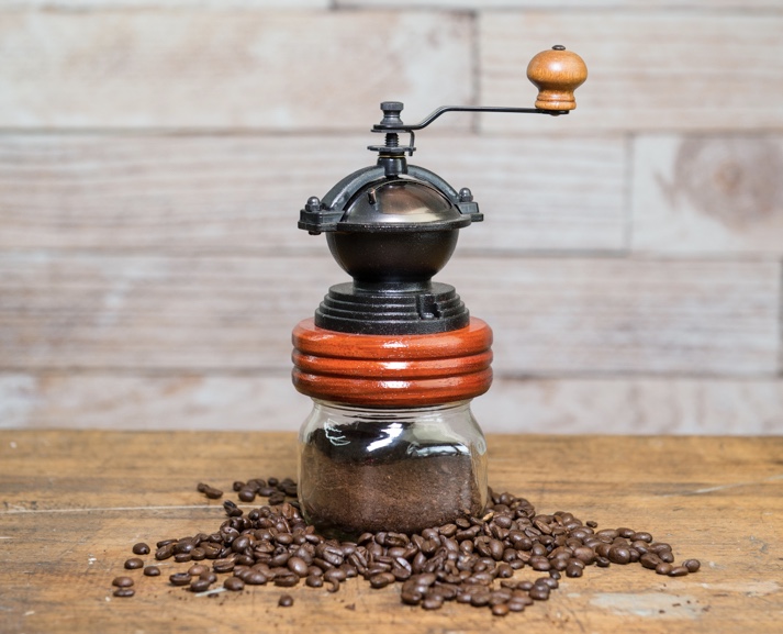 Mason Jar Coffee Grinder Padauk Rosewell Woodworking