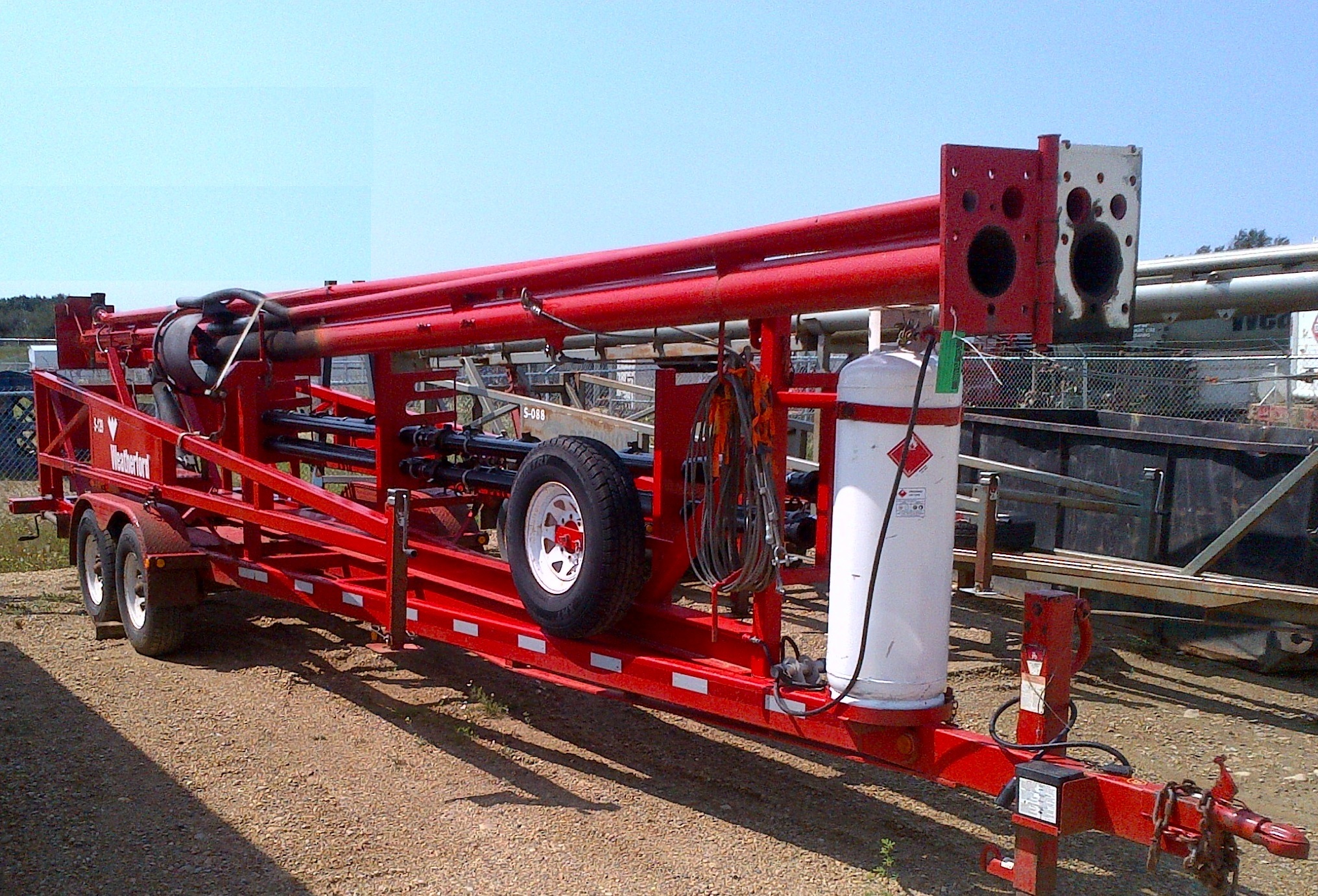 6″ x 40′ to 60′ Portable Flare Stack (Quantity 28 Available) Roska