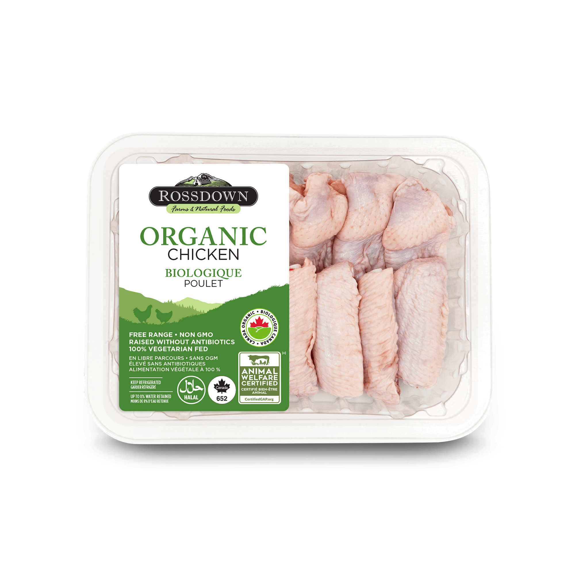 Organic Chicken Wings Rossdown Farms & Natural Foods