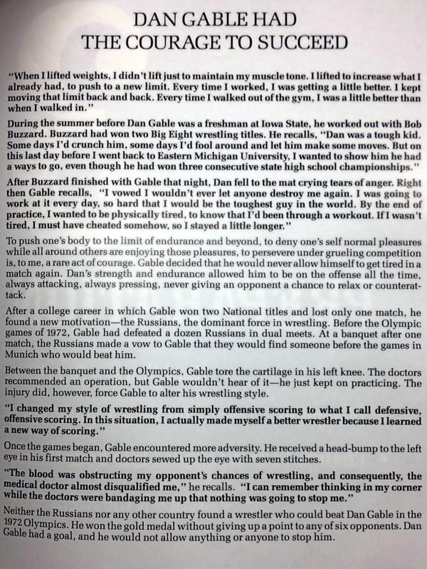 Dan Gable Dominant Athlete and Coach