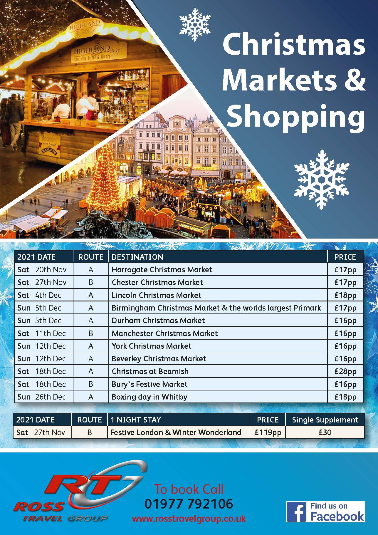 Christmas Market 2021 Ross Travel Group