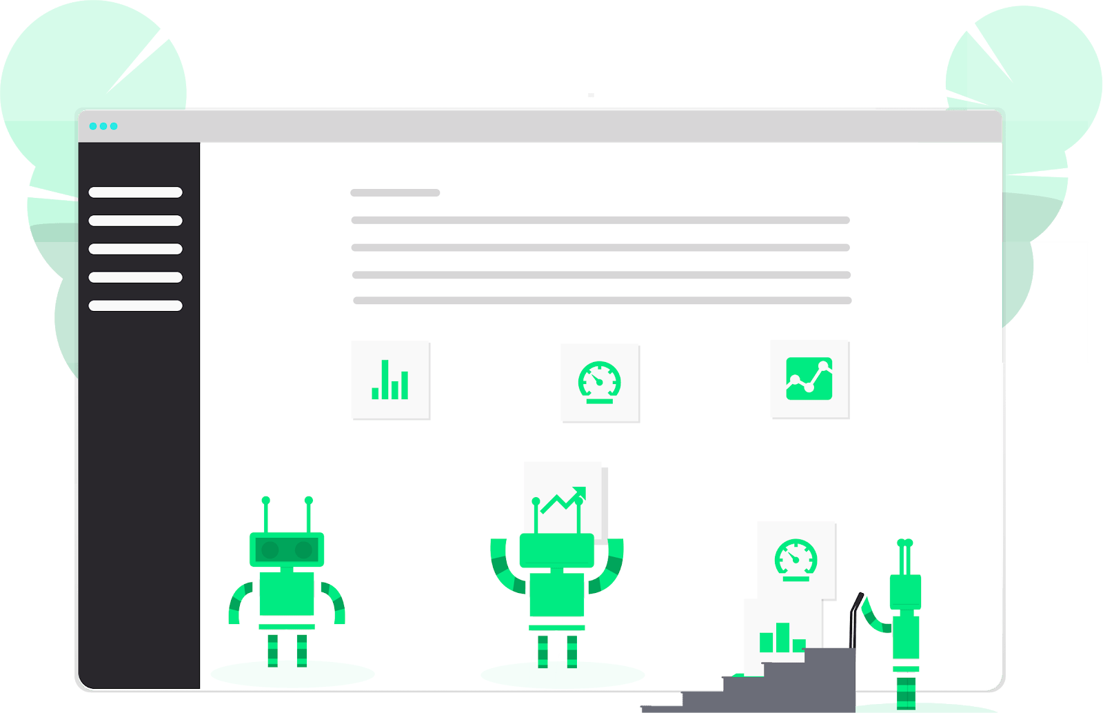 Robotic process automation software executes manual tasks with ease.