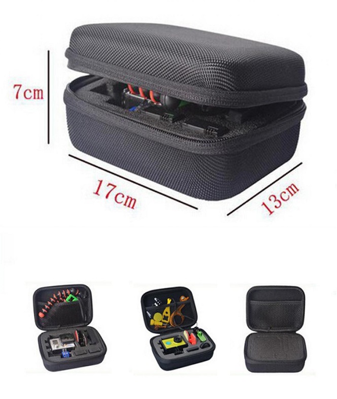 Jual Tas Case Box Shockproof Storage Xiaomi Yi / GoPro Rosy Computer Malang