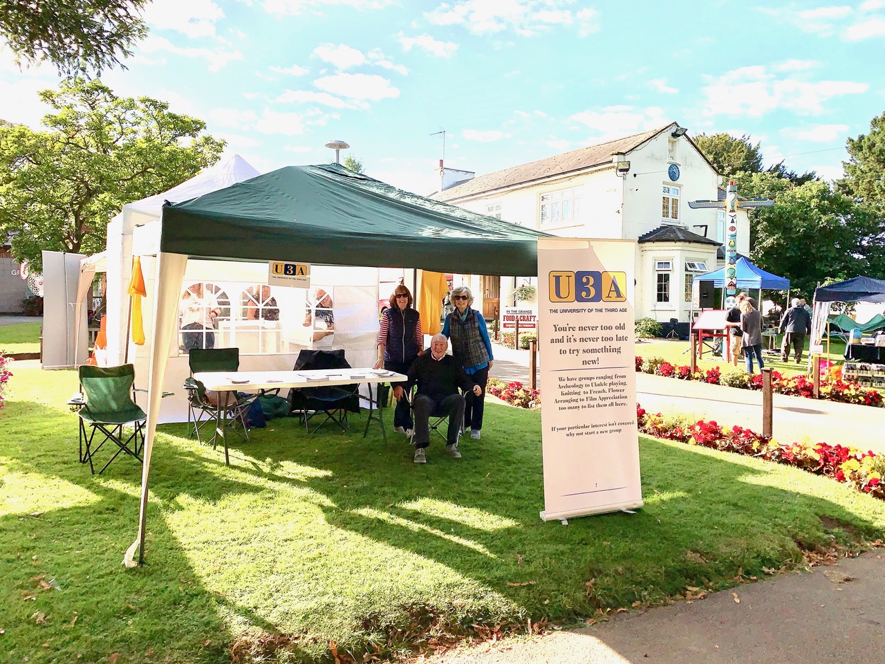 U3A at the Village Show 2019 RadcliffeonTrent