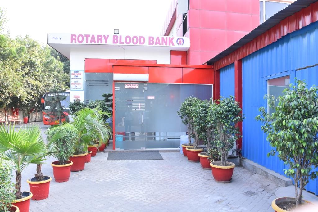 to Rotary Blood Bank Gurgaon.