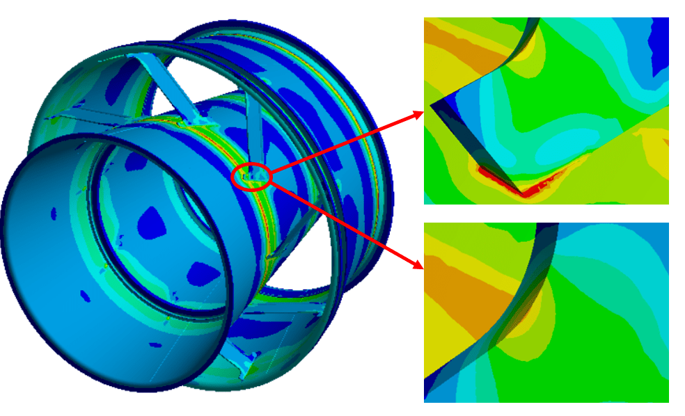 Exhaust Diffuser Structural Analysis and Design Enhancement Against