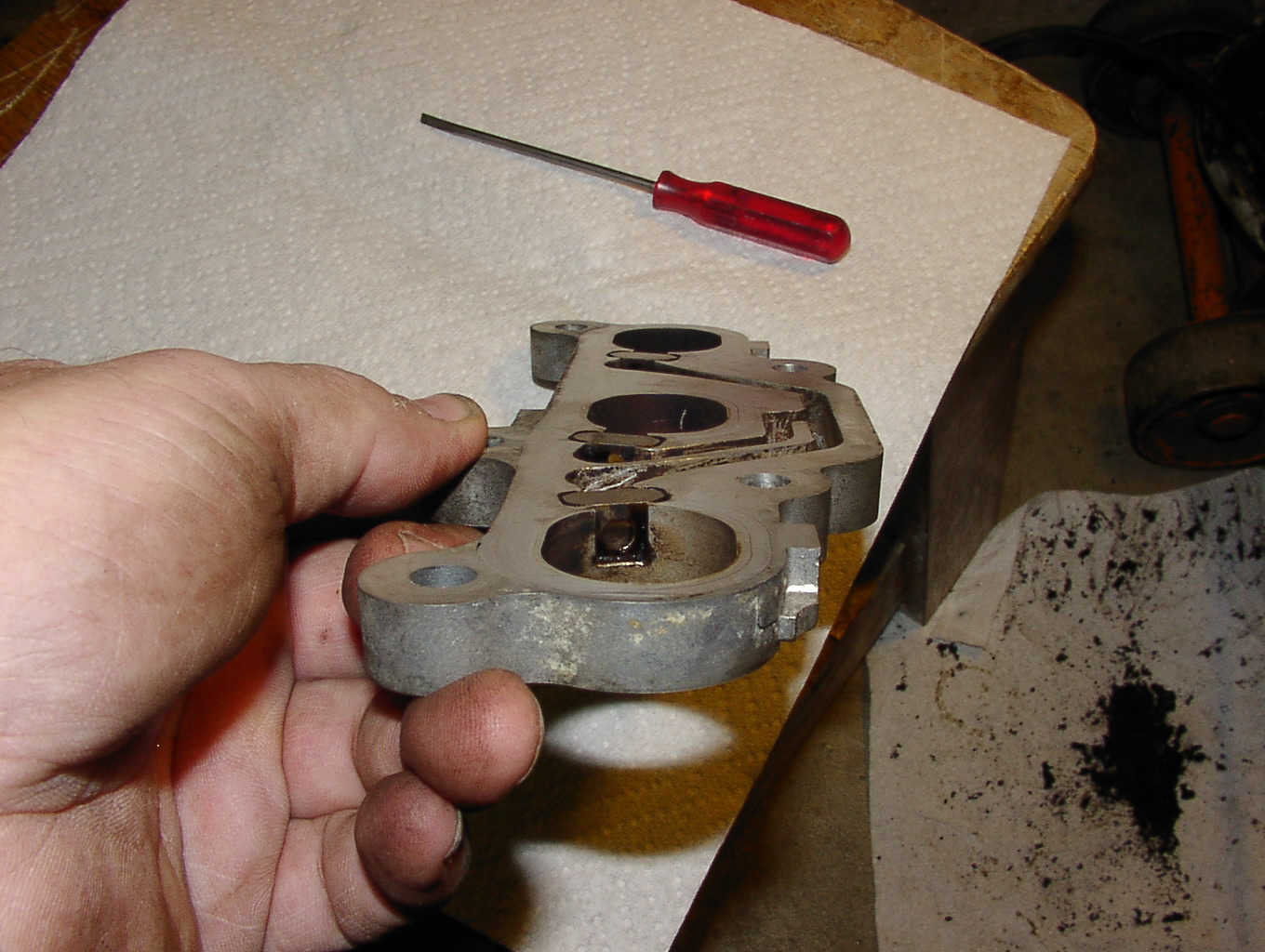 Honda insight egr plate