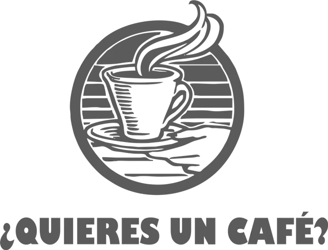 Vinilo de la Frase ¿Quieres un Café? Rotulos Decorativos