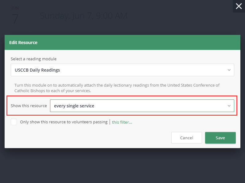 How can I automatically link to the USCCB readings? Ministry