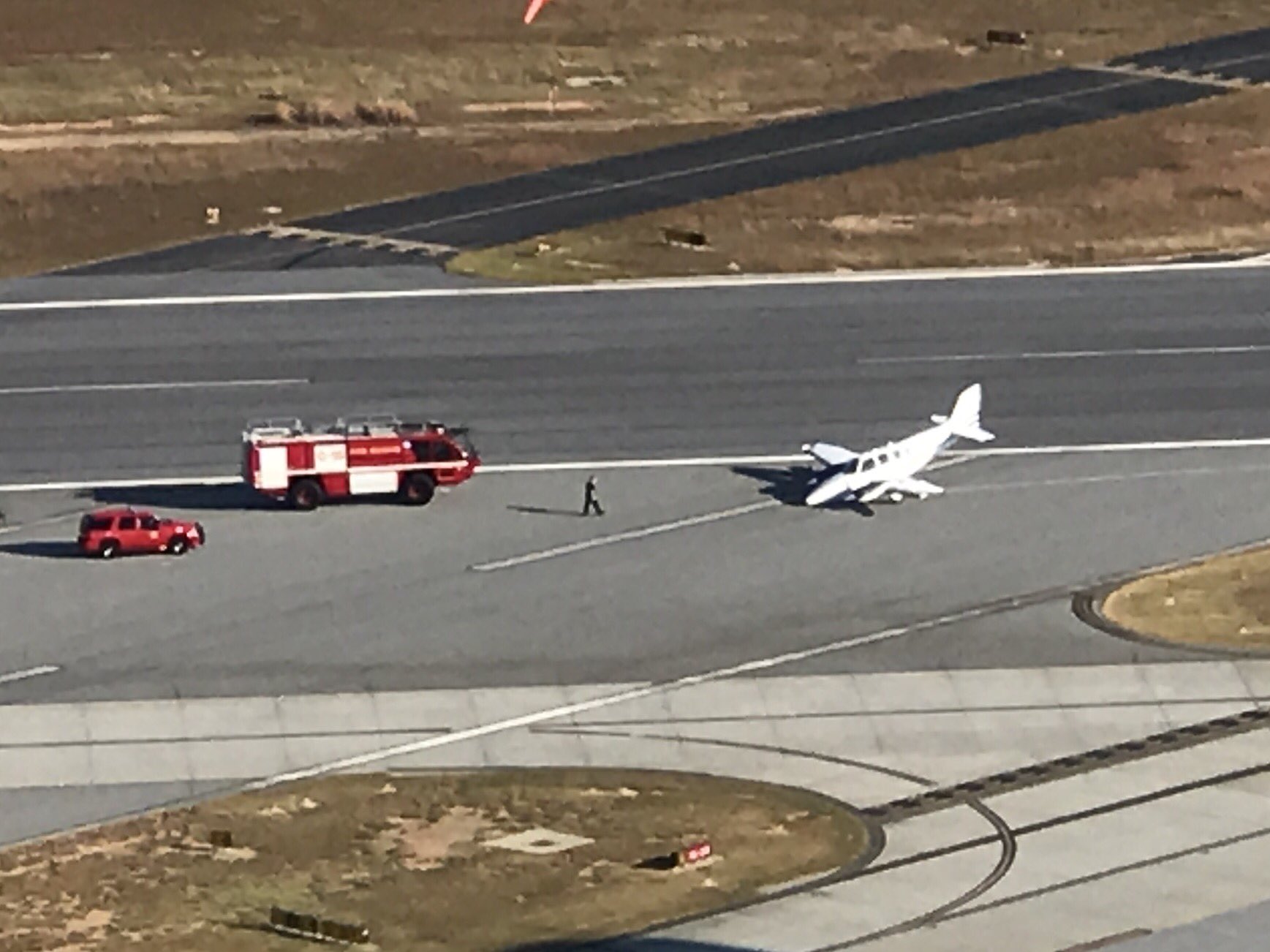 Plane lands without landing gear at PDK airport Rough Draft Atlanta