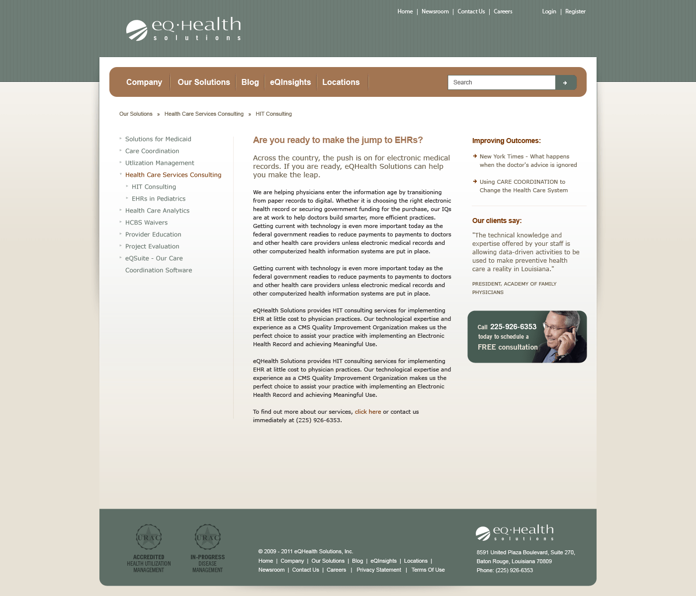 eQHealth Solutions Round 2 Graphics