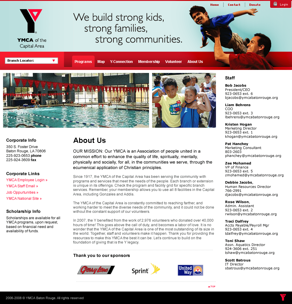 Baton Rouge YMCA Round 2 Graphics