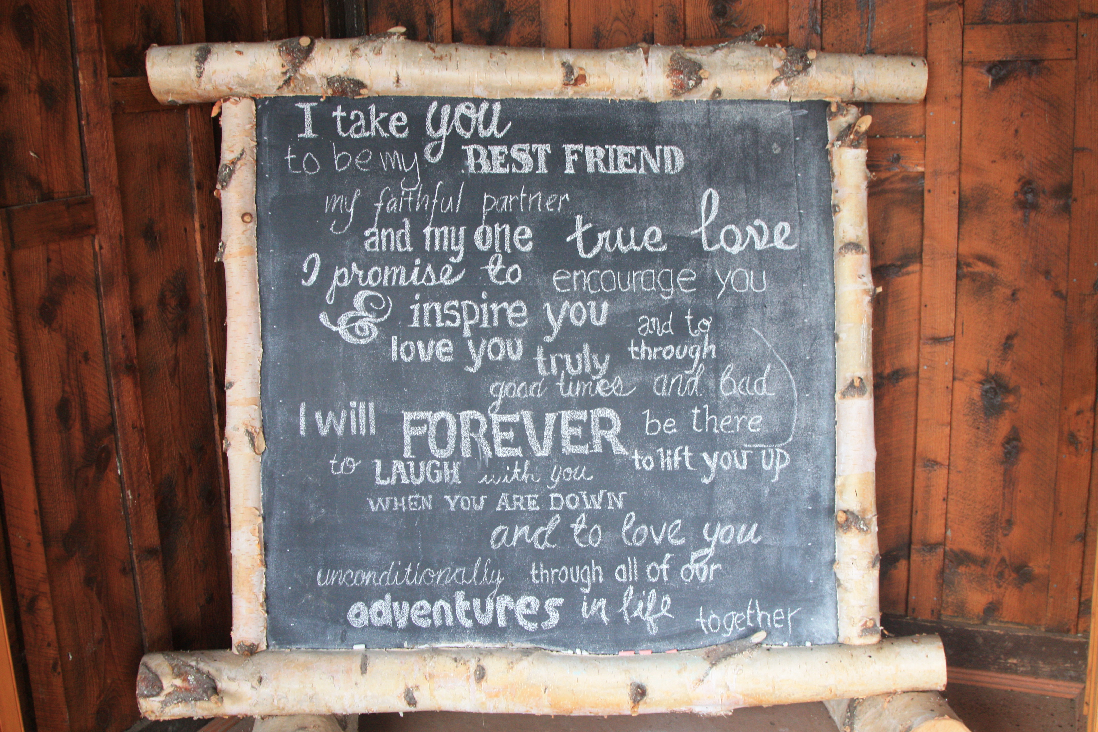 Wedding vows, Round Lakestyle ROUND LAKE COMMUNITY ASSOCIATION