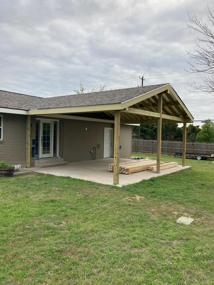 Covered Patio Construction Round Rock Deck Contractor