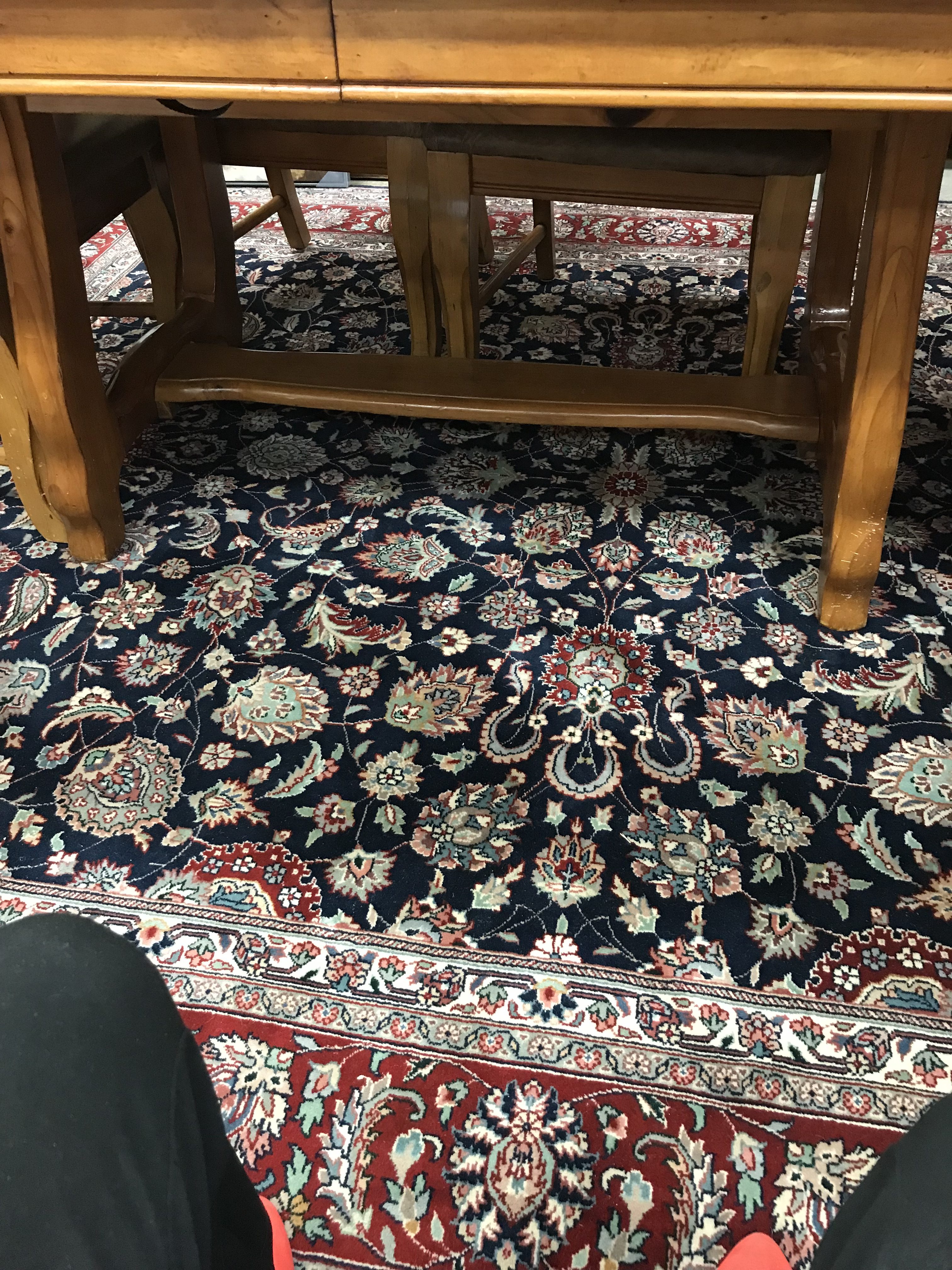 Pine Table, 8 Chairs, Leaf Round The House