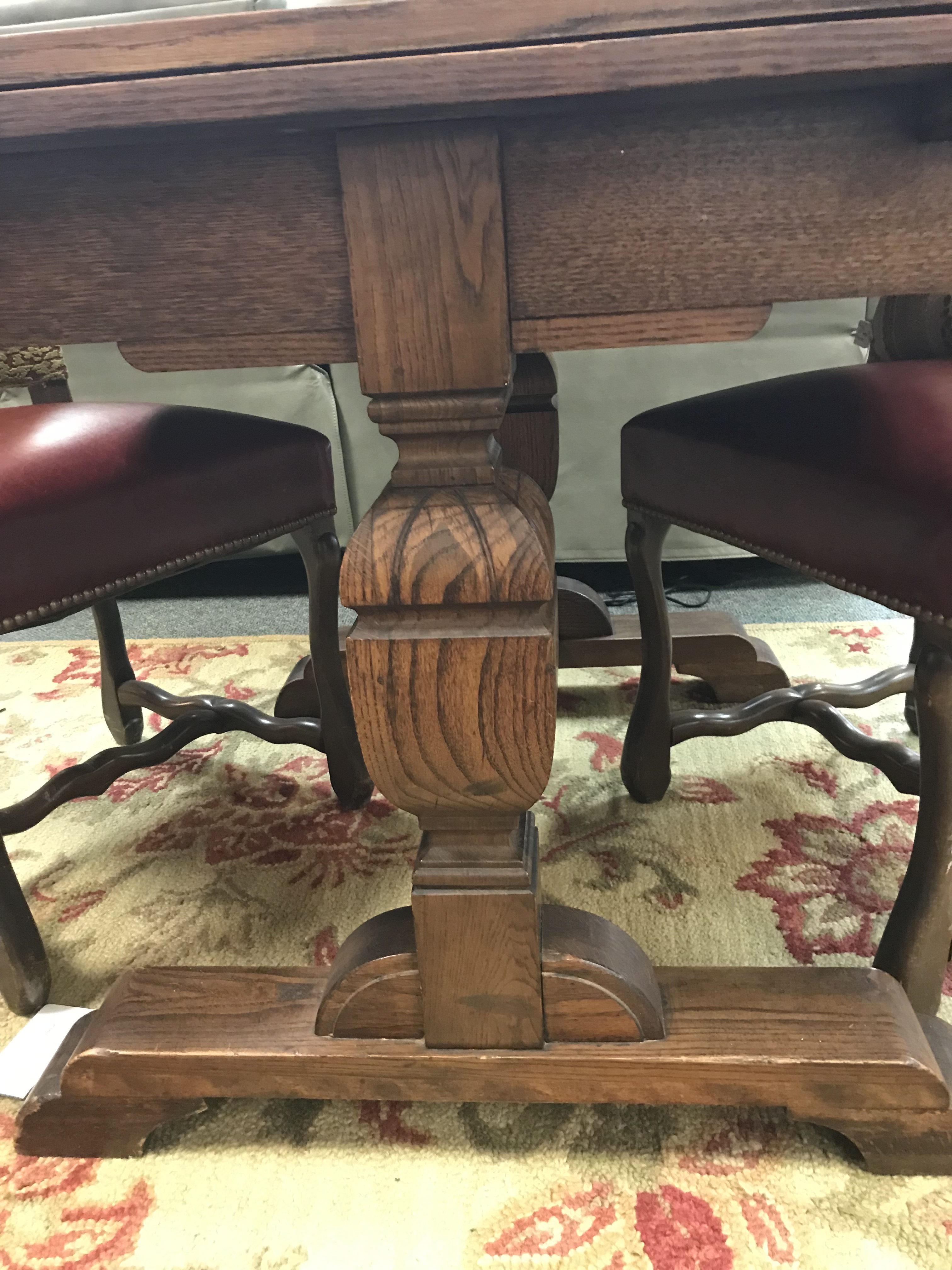 English Oak Pub Table Round The House