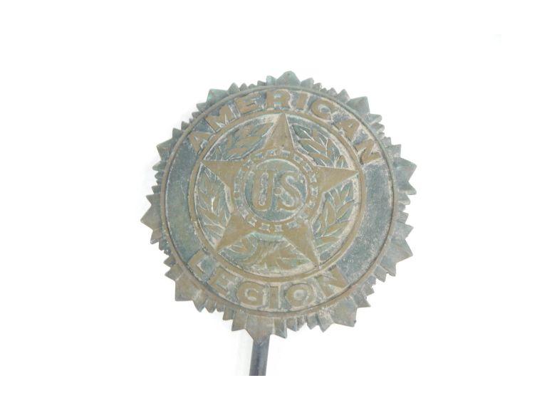 Route 8 Auctions Bronze American Legion Marker