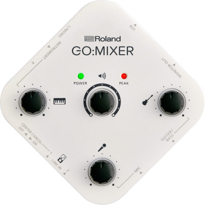 Get the perfect audio mix straight from your phone with Roland GOMIXER