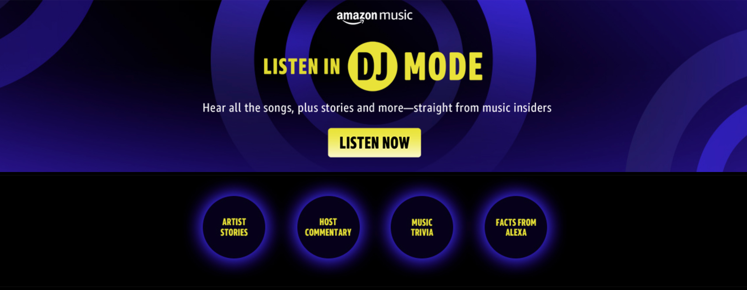 Amazon Music DJ Mode combines music with commentary from artists and