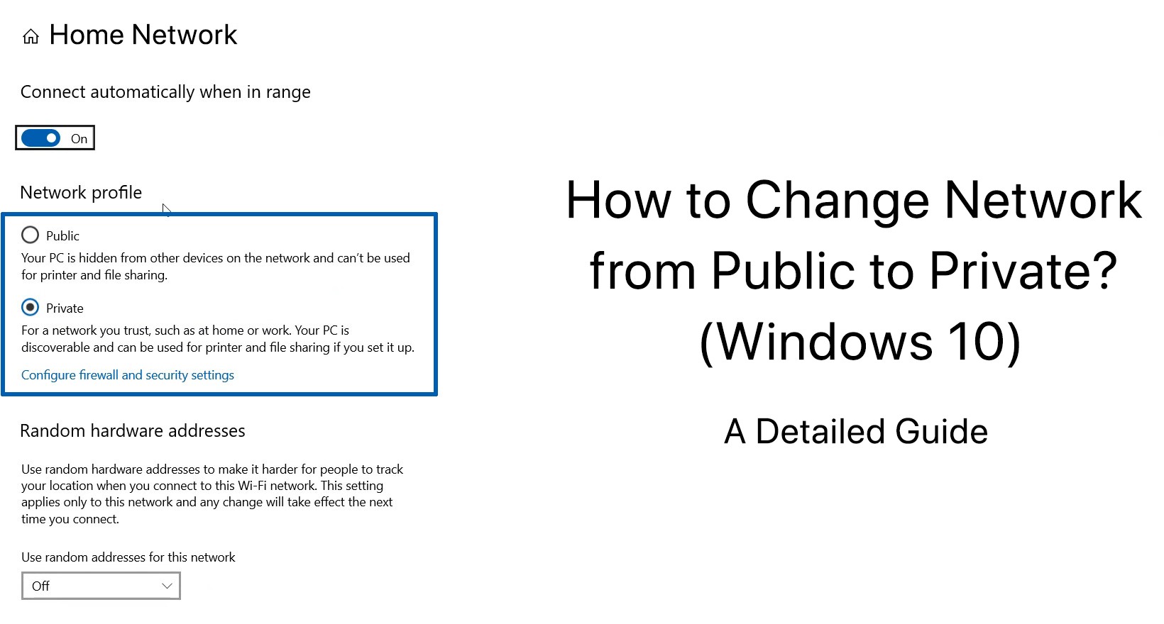 How to Change Network from Public to Private? (Windows 10) A Detailed Guide RouterCtrl