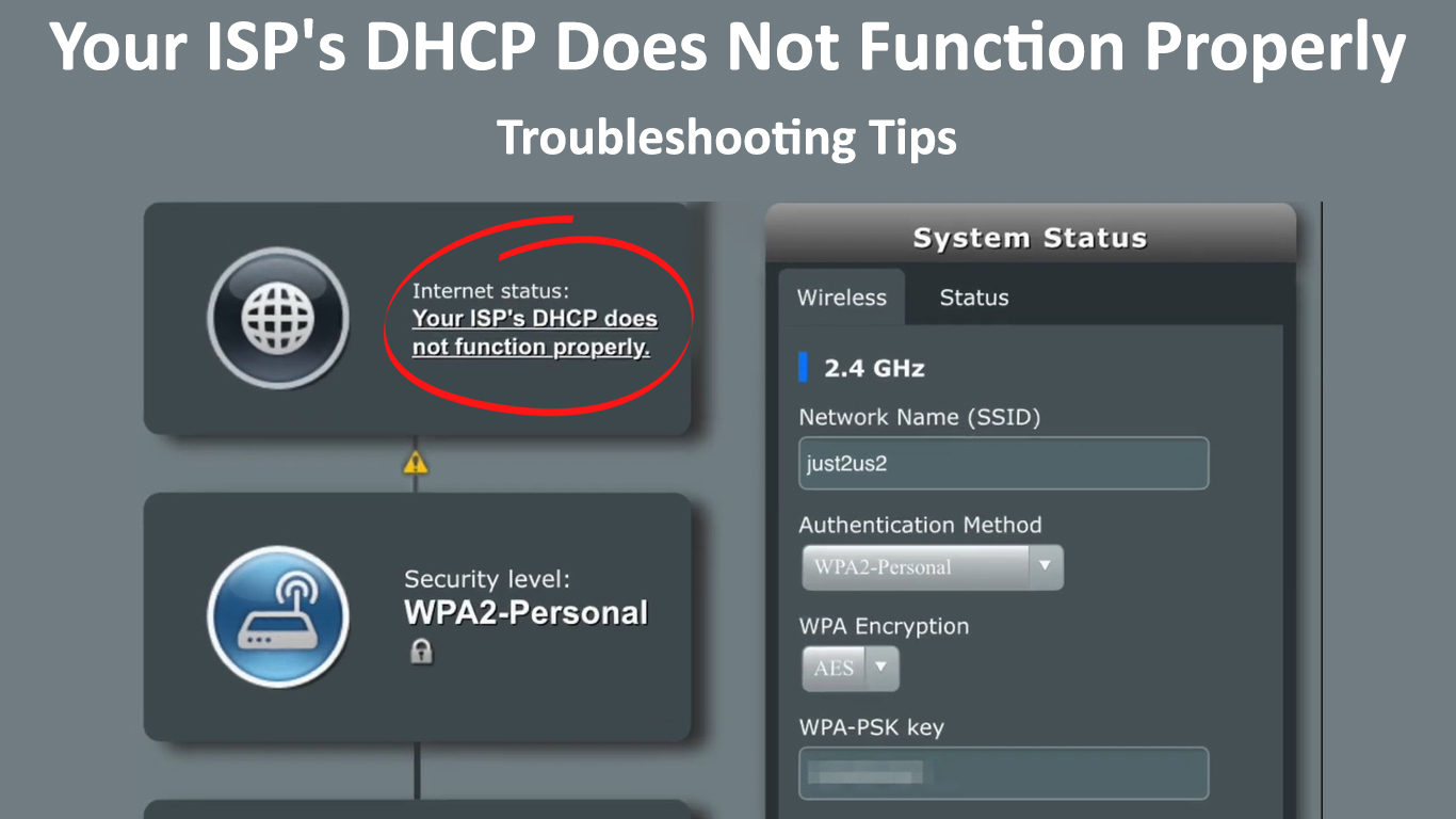 Your ISP's DHCP Does Not Function Properly (Troubleshooting Tips