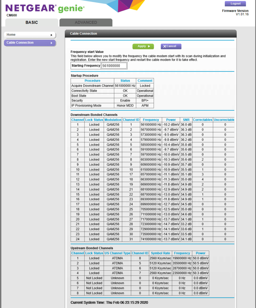 Cable Modem Power Levels (What Kind of Signal Level Do I