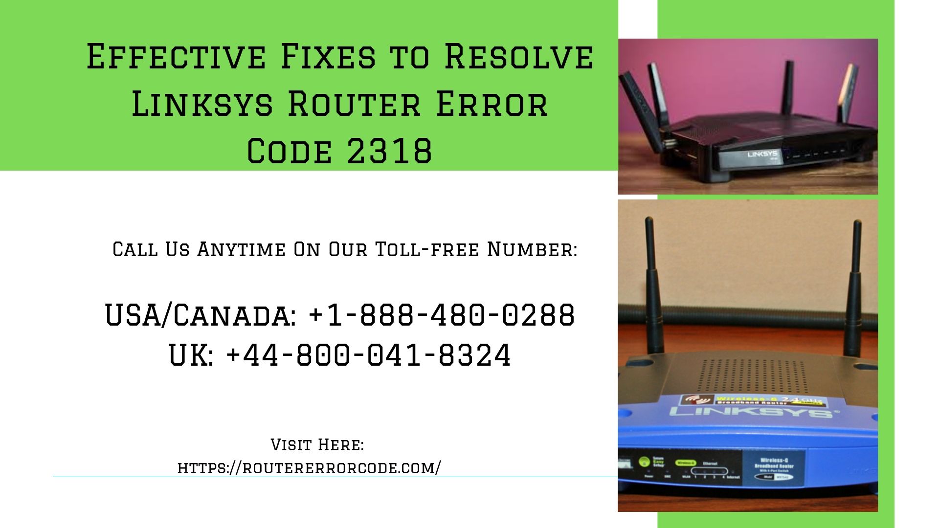 Call +18884800288 To Resolve Router Error Code 2318?