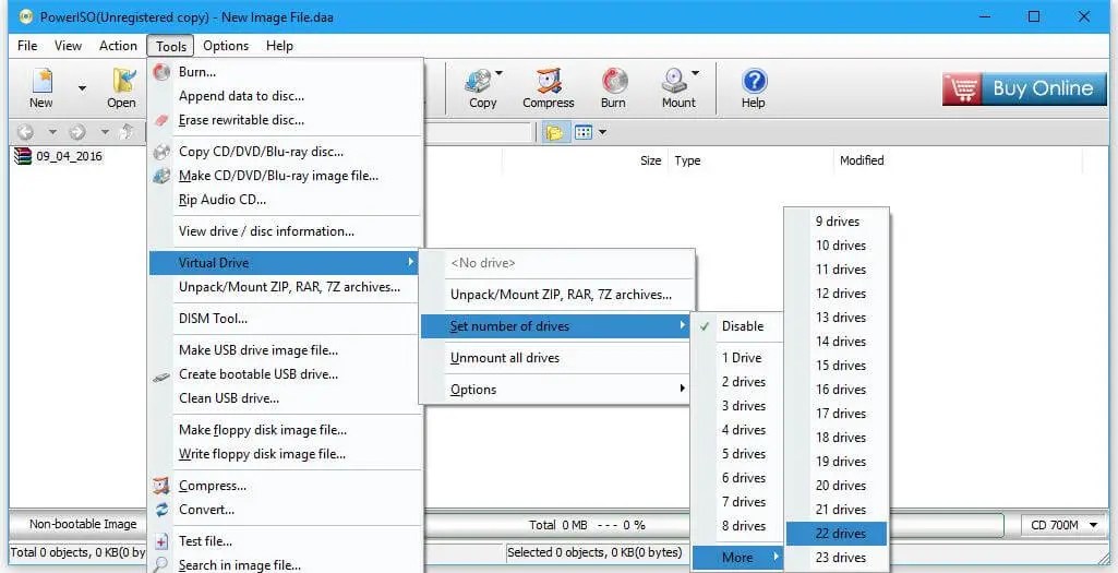 PowerISO Lets you Create, Burn, Edit, & Mount ISO Files