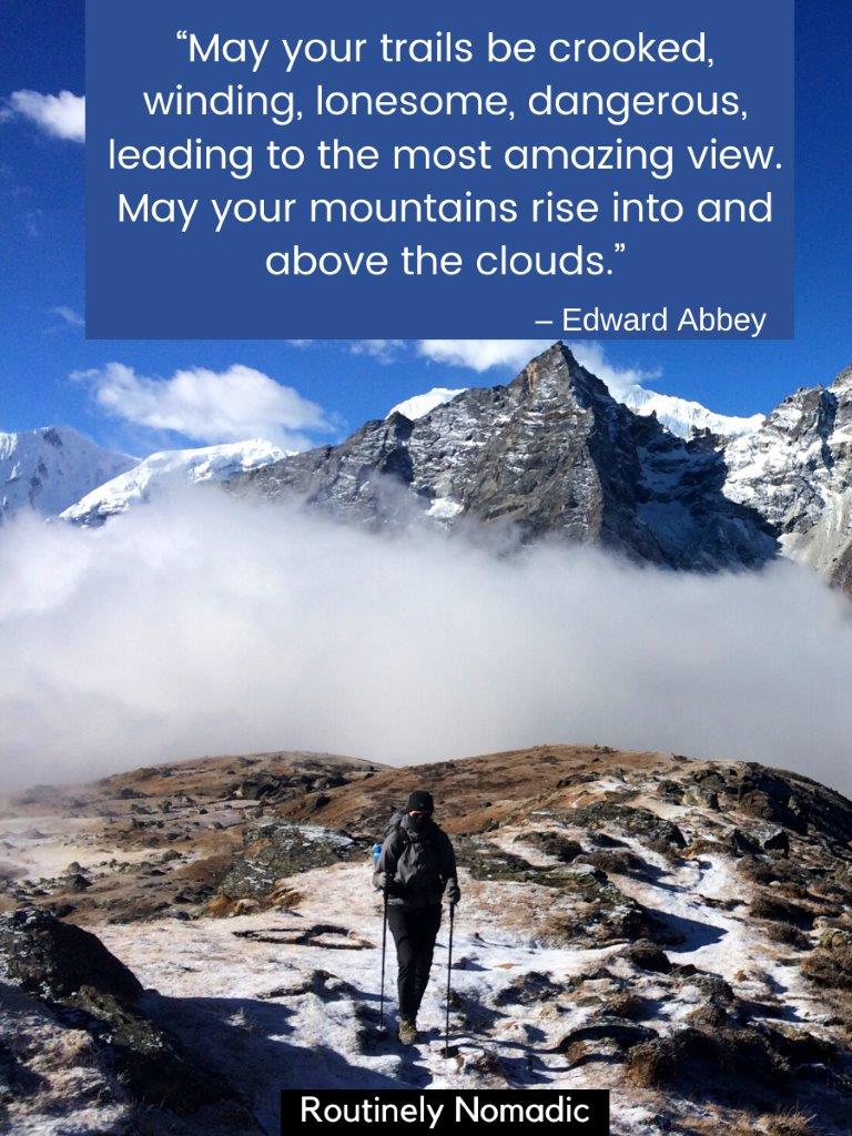 61 Perfect Quotes About Climbing Mountains Routinely Nomadic