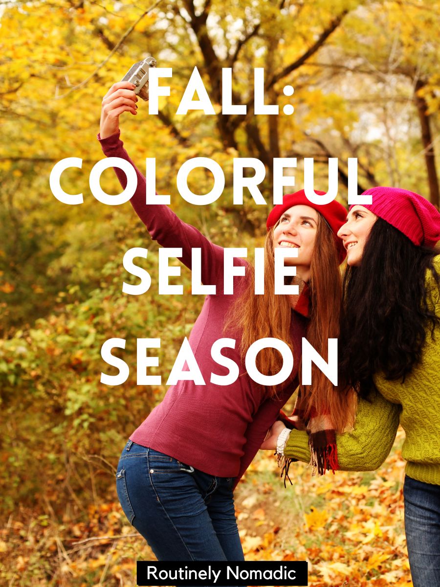 100 Perfect Fall Selfie Captions Routinely Nomadic