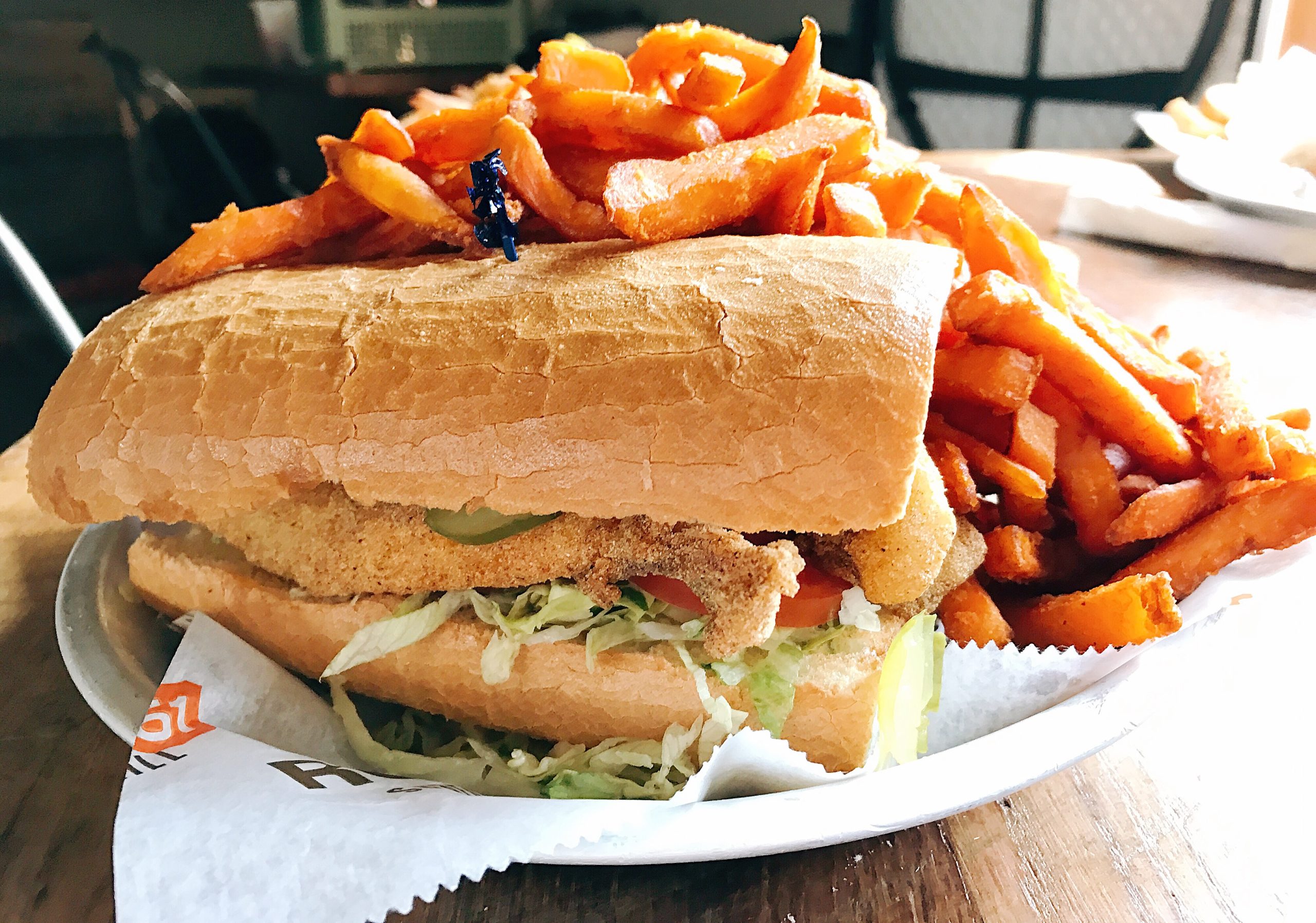 Catfish PoBoy Roux 61 Seafood & Grill
