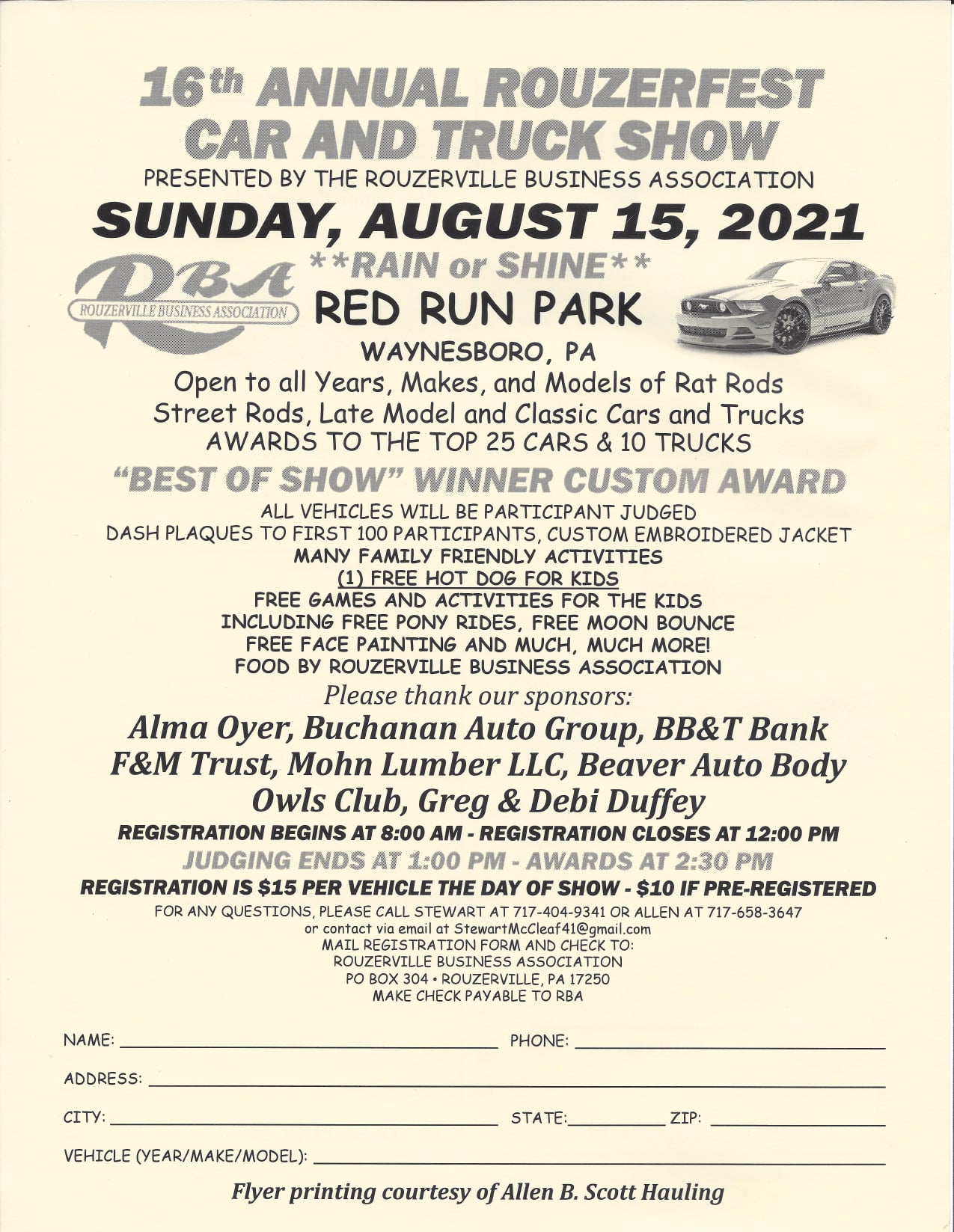 Rouzerville Business Association All Roads Lead to Rouzerville