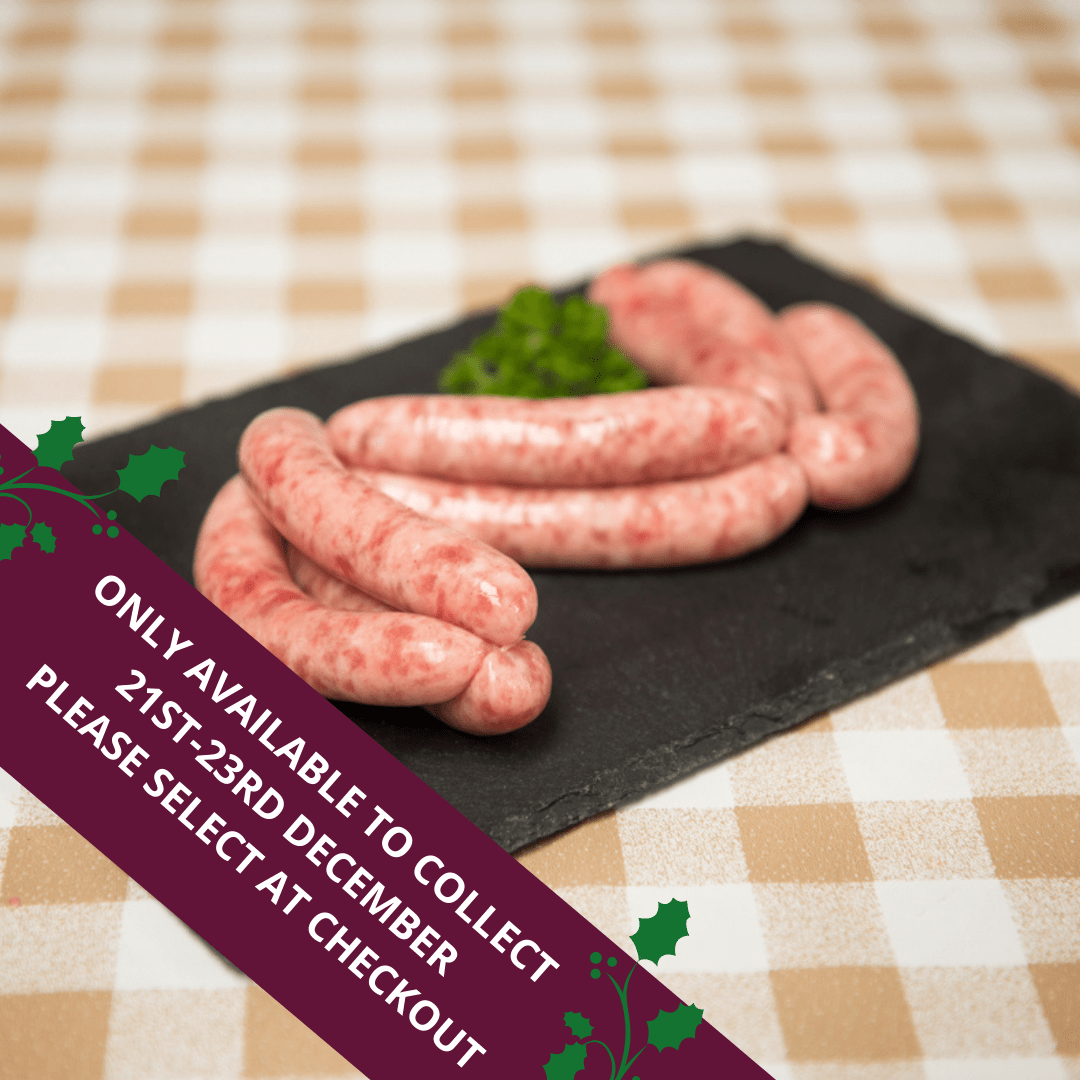 Christmas Chipolatas 12 pack Roves Farm