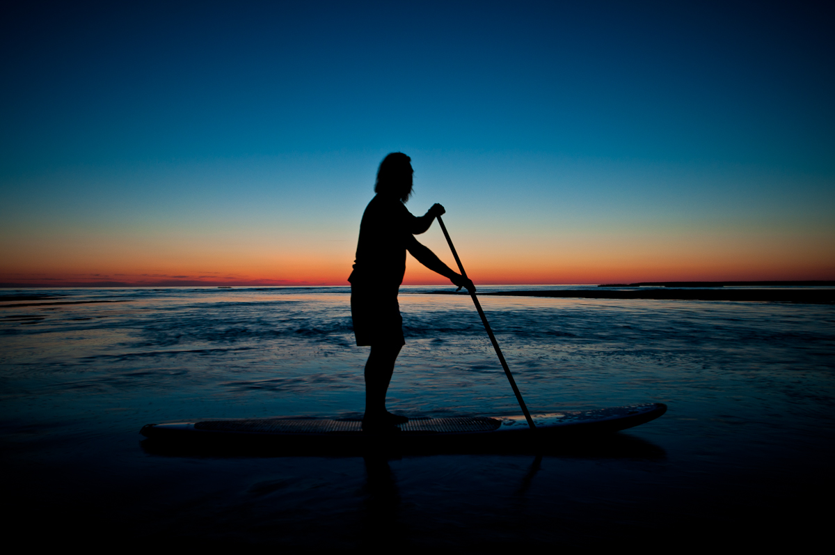 Cape Cod Paddleboarding at Sunset, First Encounter Beach Rovettidesign