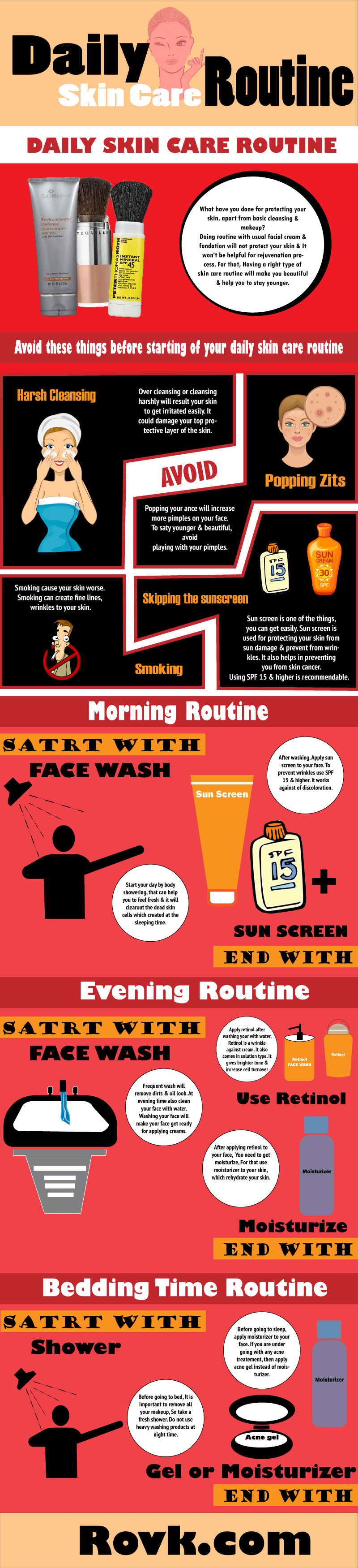 Skin Care Infographic