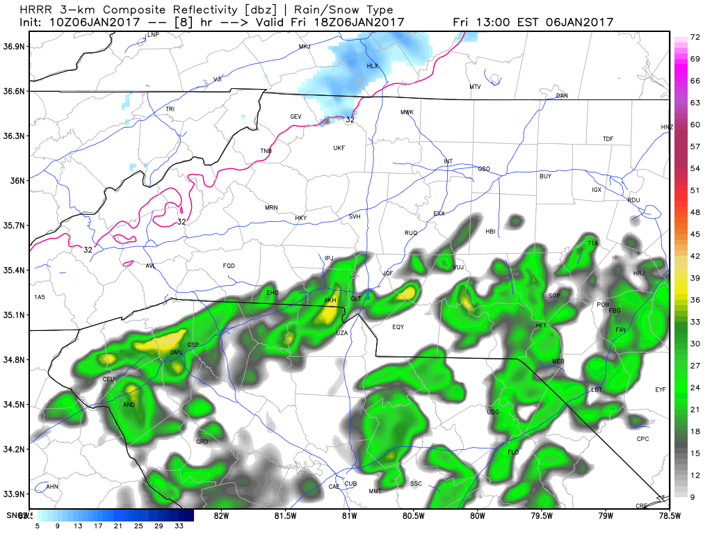 Early Friday Winter Weather Update Rowan County Weather
