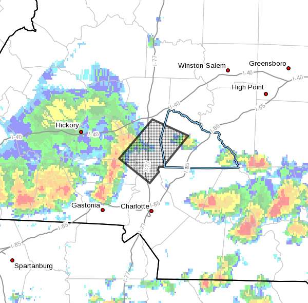 STRONG THUNDERSTORMS WILL IMPACT SOUTHEASTERN CATAWBA SOUTHEASTERN