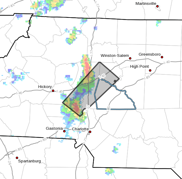 A STRONG THUNDERSTORM WILL IMPACT SOUTHEASTERN CATAWBA SOUTHWESTERN