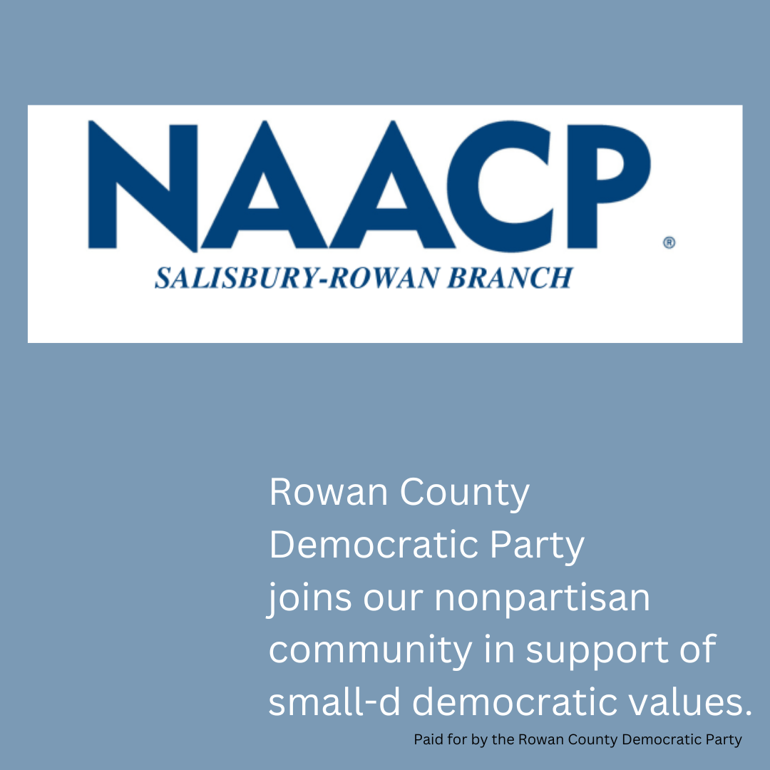 SalisburyRowan NAACP Request for Community Support Rowan County
