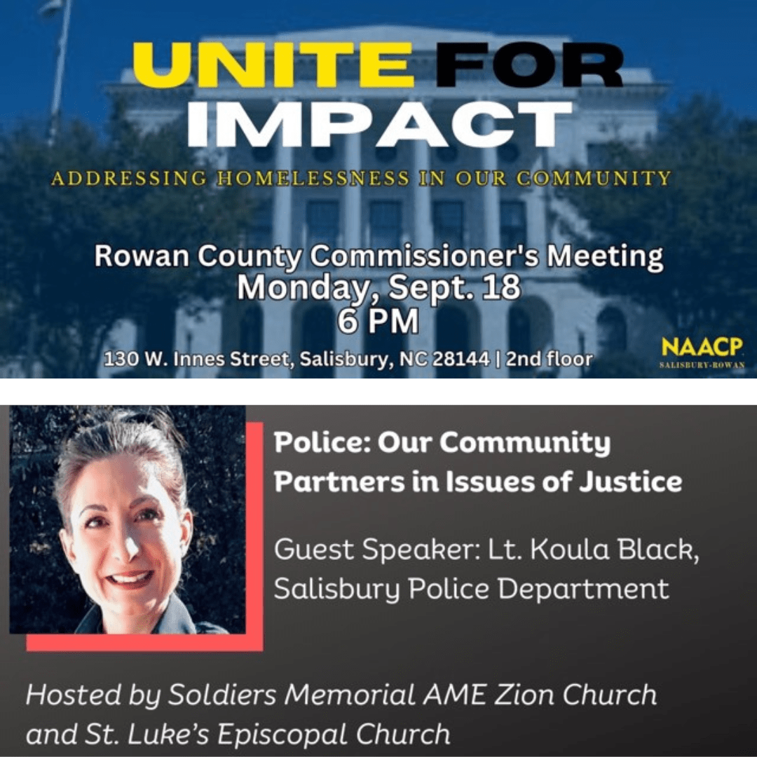 Two Monday Events, 9/18 St. Luke’s Episcopal & Soldiers Memorial AME