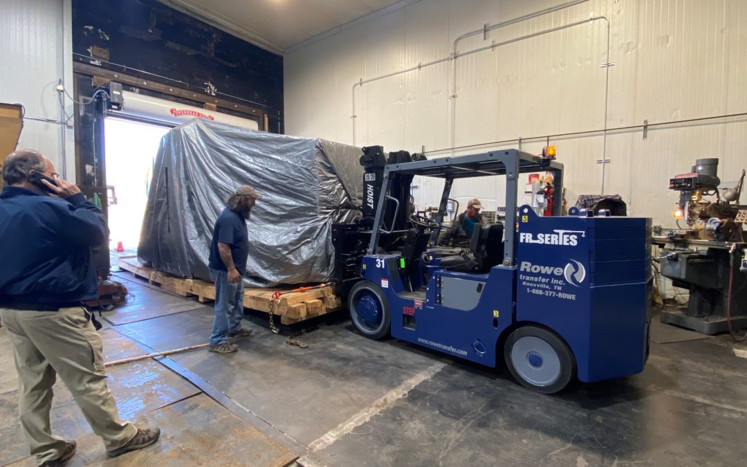 A Day on the Job with Knoxville Rigging Company Rowe Transfer