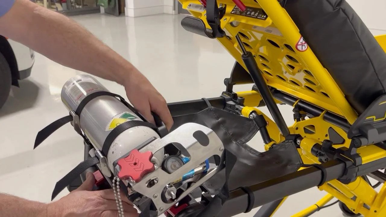 Optimizing Paramedic Efficiency Cot Mounted Oxygen Carry Rowland