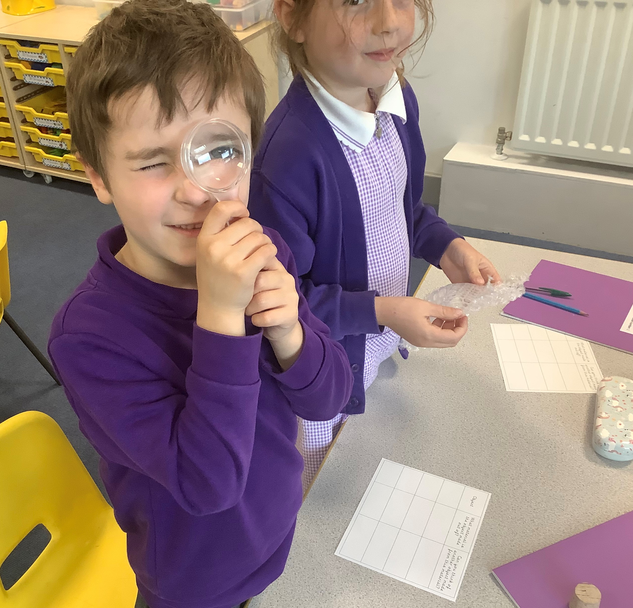 Everyday Materials and their Properties Rowlands Gill Primary School