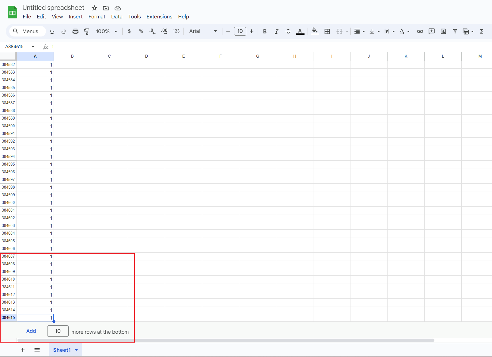 The Google Sheets row limit? 10 million cells Row Zero