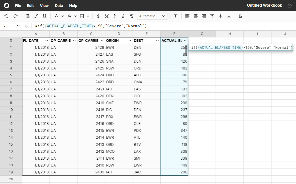 Data Tables Row Zero