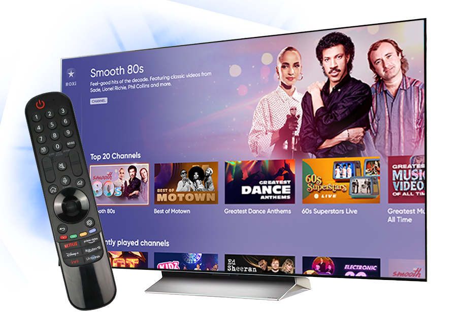 Get ROXi on LG TV