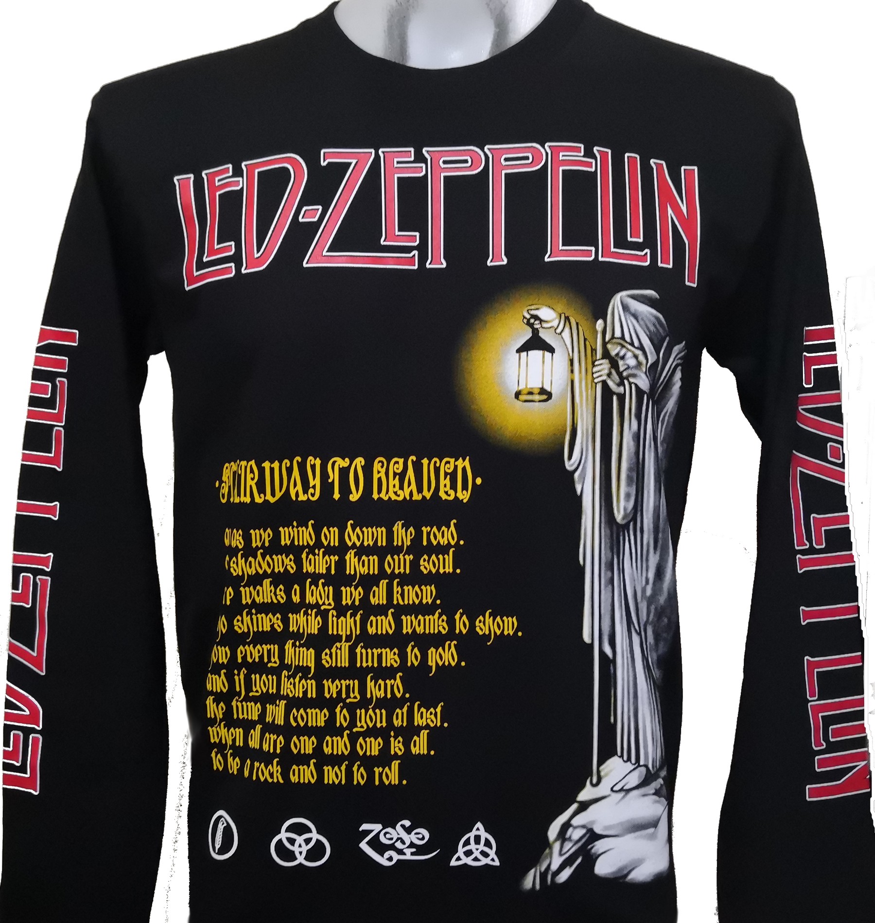 Led Zeppelin longsleeved tshirt Stairway to Heaven size M RoxxBKK