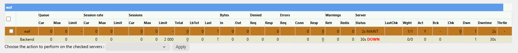 How to work with the HAProxy Stats pages