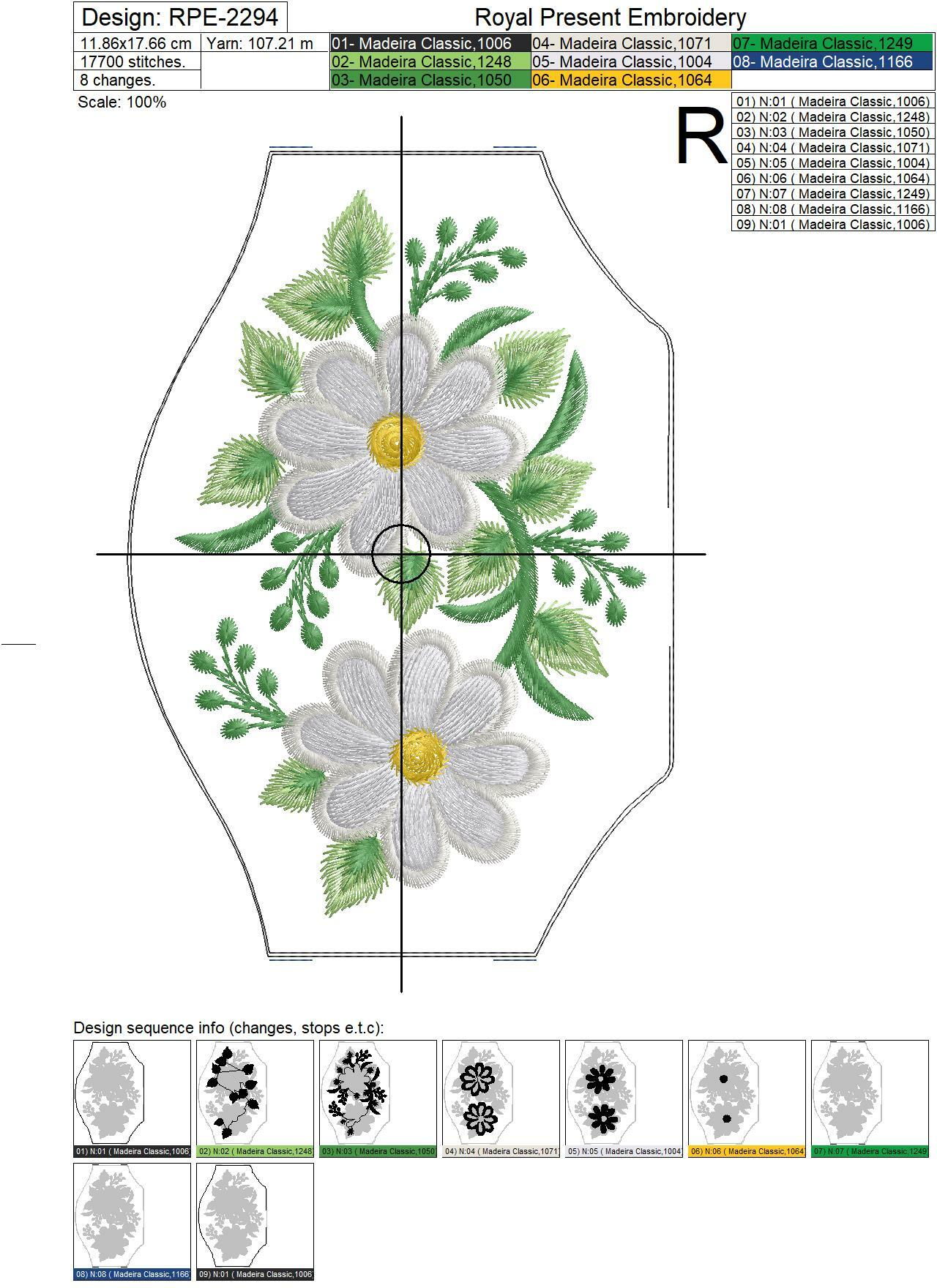 In The Hoop Fashionable face mask Free Machine Embroidery design Royal Present Embroidery