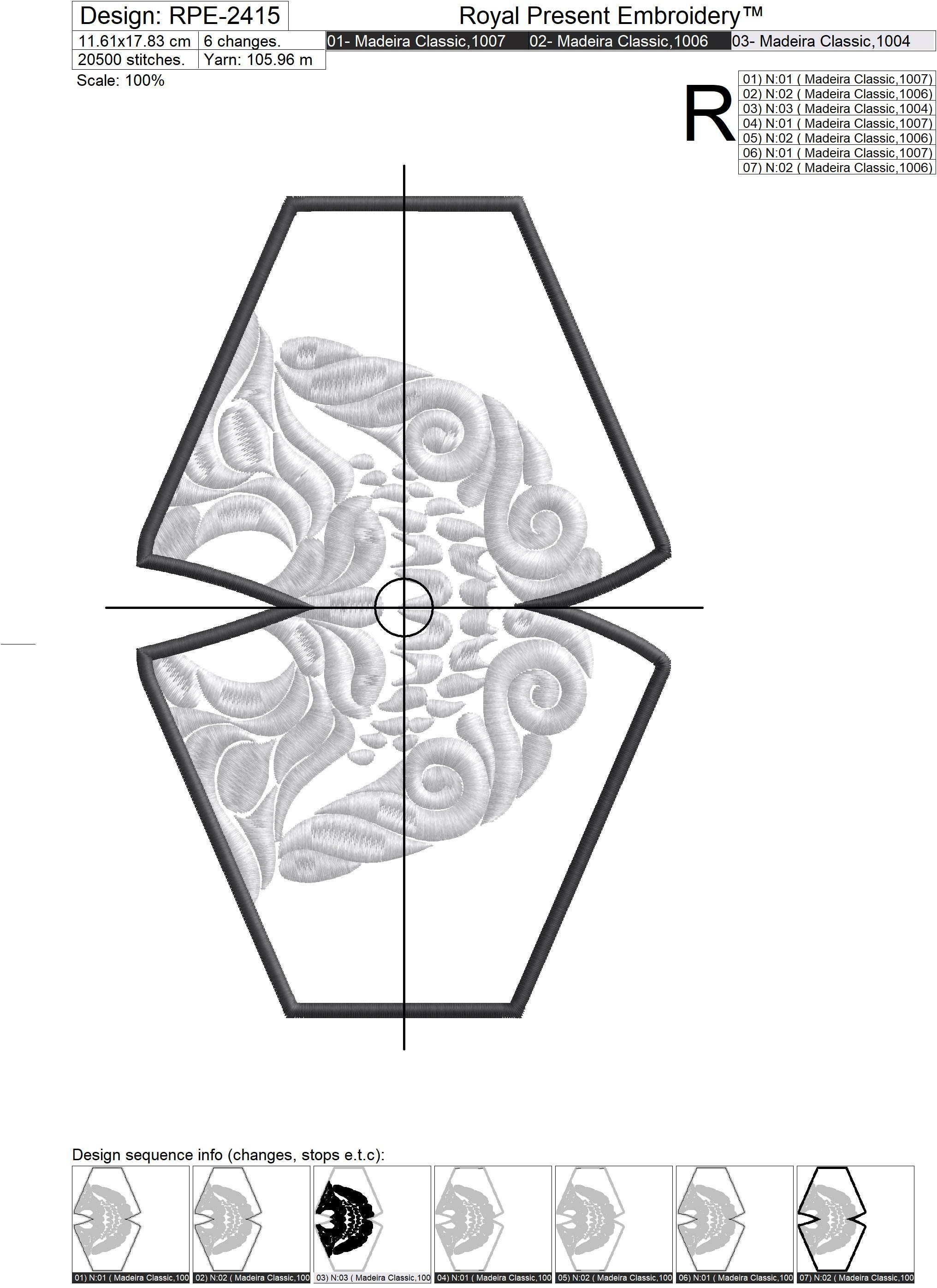 In The Hoop Skull Face Mask Free Machine Embroidery design 4 sizes Royal Present Embroidery